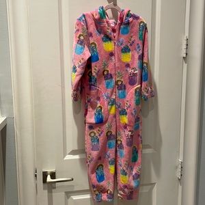 Candy Pink Hooded onesie